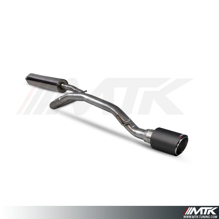 Catback avec silencieux intermediaire Volkswagen UP! GTI / UP! TSI